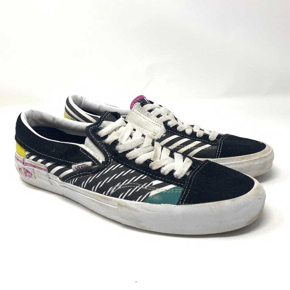 Vans Old Skool Low Disarray Slip On Multi-Color Suede Mens 10 - Picture 7 of 8